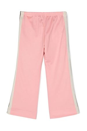 pantalone in cotone rosa PALM ANGELS KIDS | PGCJ006C99FAB0013003